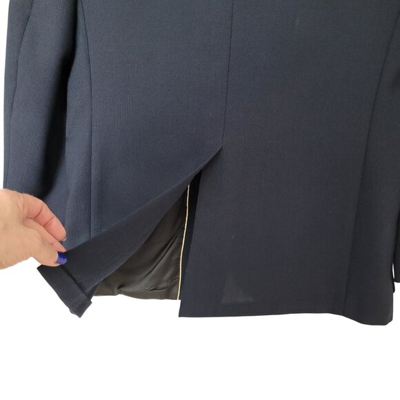Cartier Jack Lang Tailored Blazer Jacket Mens Size 41R Navy Blue Classic - Picture 10 of 10